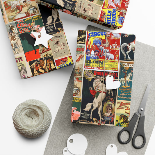 Vintage Equestrian Circus Gift Wrapping Paper